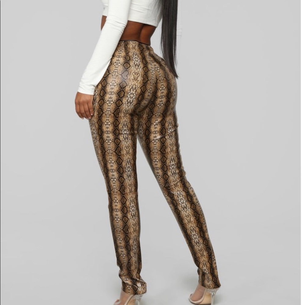 Brown Leather Pants
